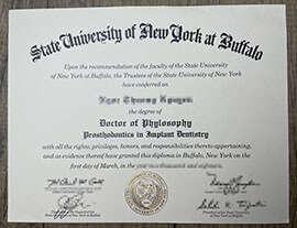 We offer State University of New York at Buffalo Degree.