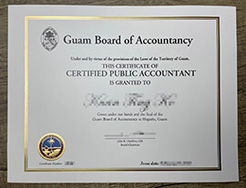 Where to buy Guam CPA fake certificate?