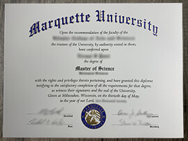 How to order Marquette University Fake Diploma?