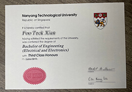 NTU fake certificate, buy NTU diploma from Singapore.