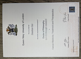 Where to buy fake QMUL diploma? Buy fake degree online.