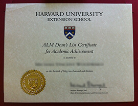 Where to buy Harvard Extension School Fake certificate?