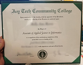 How to buy Ivy Tech Community College Certificate?