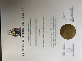 How to buy Trinity Western University fake Diploma?