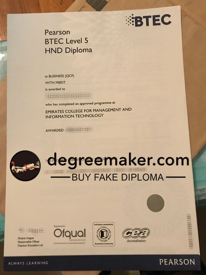 BTEC diploma, buy BTEC Level 5 diploma, buy HND diploma