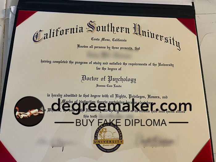 where to buy California Southern University diploma? buy CSU fake degree.