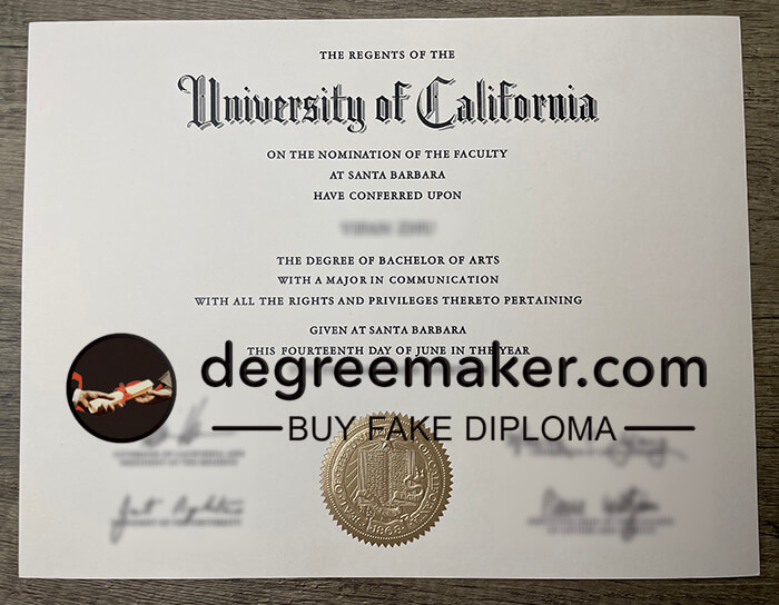 order UC Santa Barbara diploma, make UC Santa Barbara certificate, buy a fake diploma,