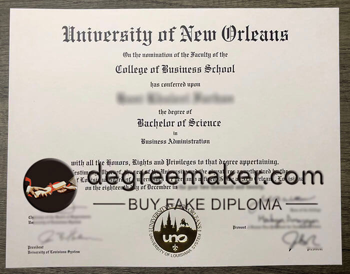 buy University of New Orleans degree, buy University of New Orleans certificate, buy UNO diploma, buy UNO degree. buy fake diploma online.