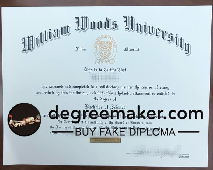 William Woods University diploma, buy William Woods University degree.