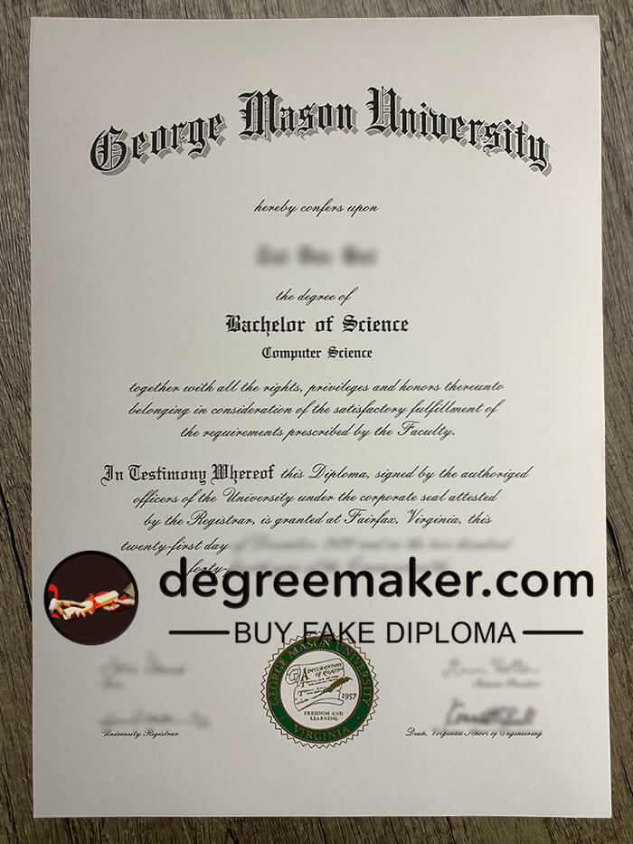 George Mason University diploma, buy George Mason University fake degree, buy fake diploma.