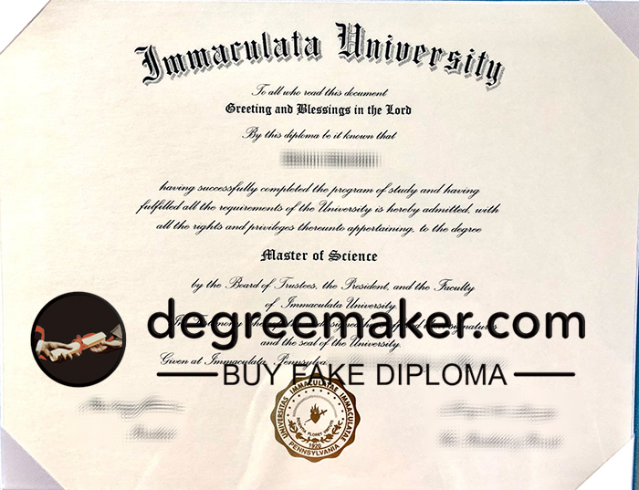 Immarulata University diploma, buy Immarulata University degree.