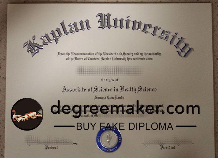 Kaplan University diploma, buy Kaplan University fake degree online.