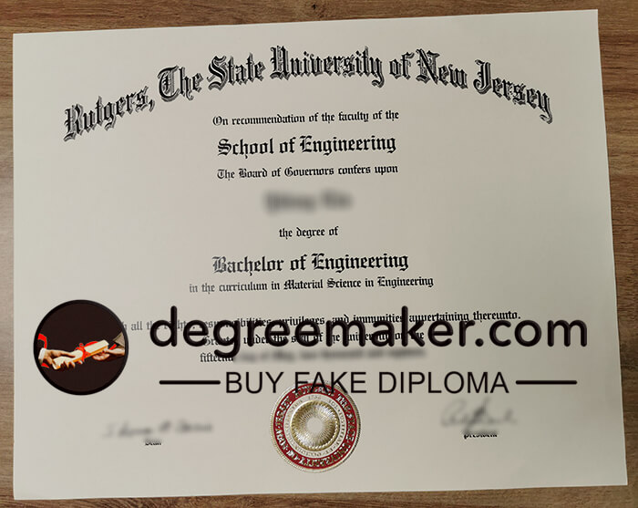 Rutgers University diploma, buy Rutgers University fake degree.