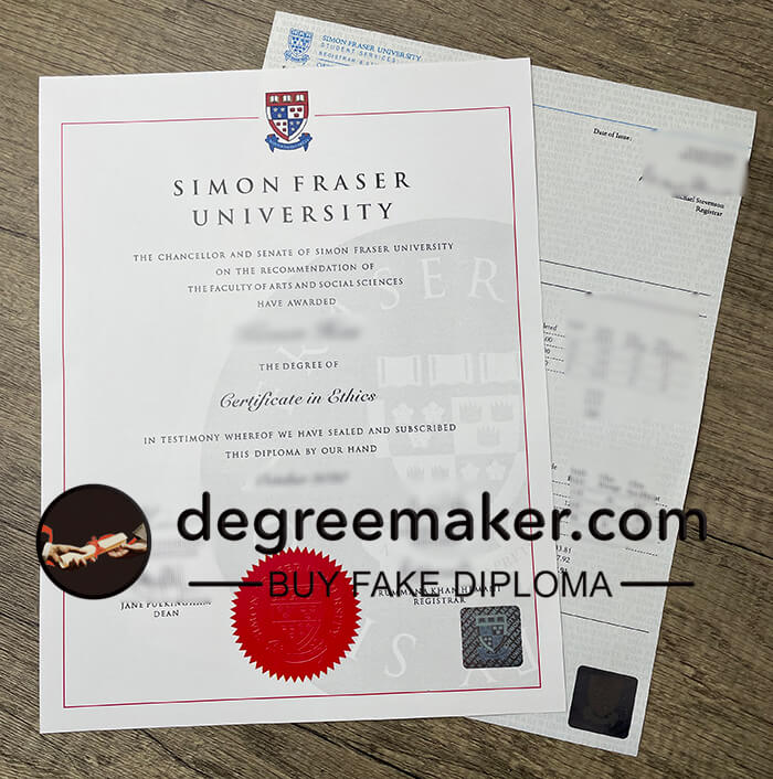 buy Simon Fraser University diploma, buy SFU diploma, buy SFU fake degree.