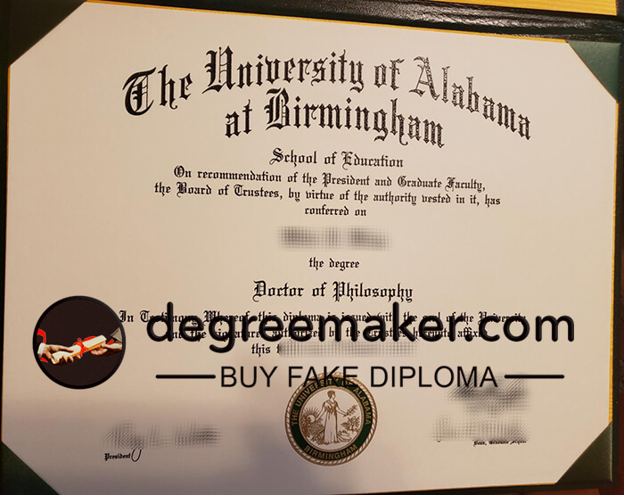 Where to buy University of Alabama at Birmingham diploma? buy UAB fake degree.