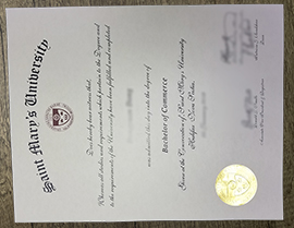 Where to buy Saint Mary’s University fake diploma?