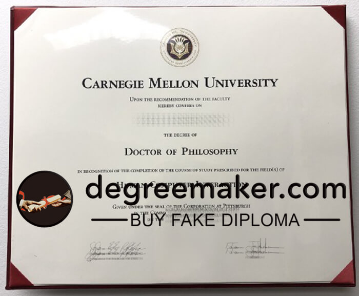 Buy Carnegie Mellon University fake diploma. Make CMU diploma.