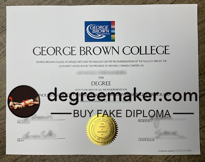 Buy George Brown College diploma, buy GBC diploma, buy fake diploma, buy fake degree online,