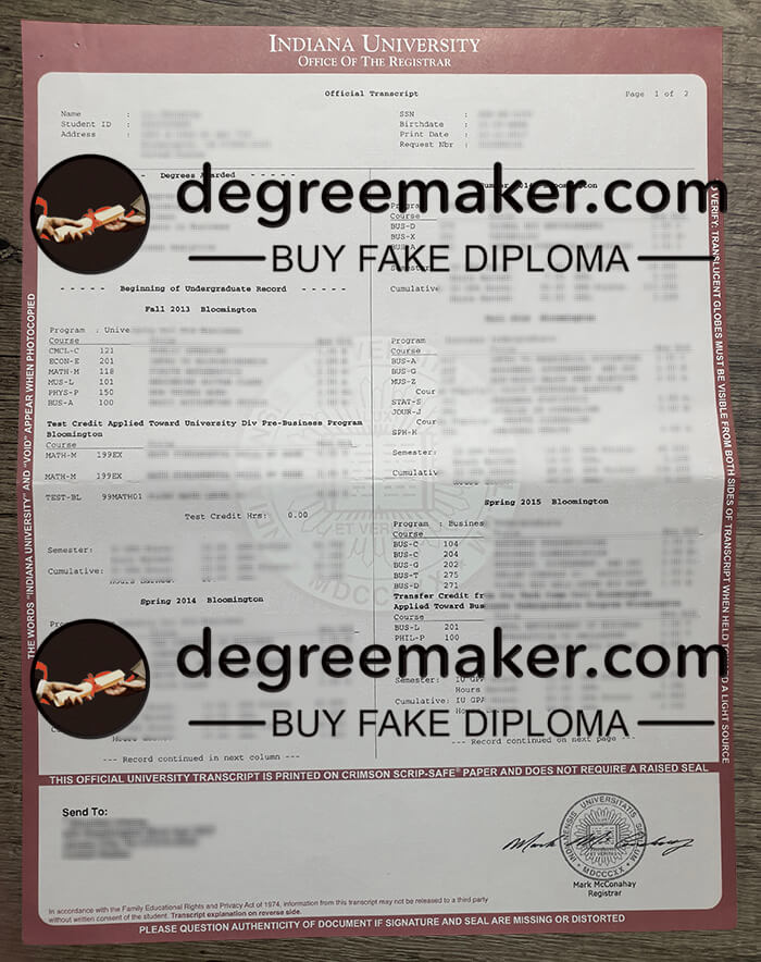 Buy Indiana University transcript, buy Indiana University diploma, buy Indiana University fake degree, buy fake diploma online.