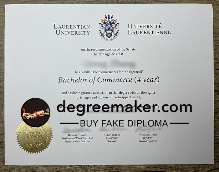 Laurentian University diploma, buy Laurentian University fake diploma, buy fake degree in Canada.