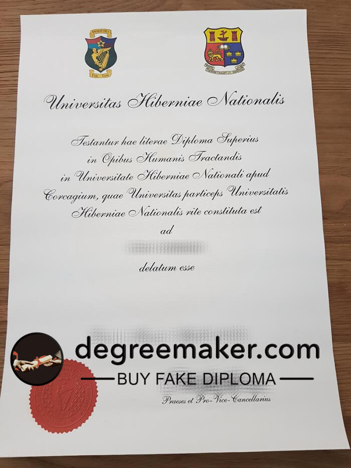 Buy Universitas Hiberniae Nationalis fake diploma.