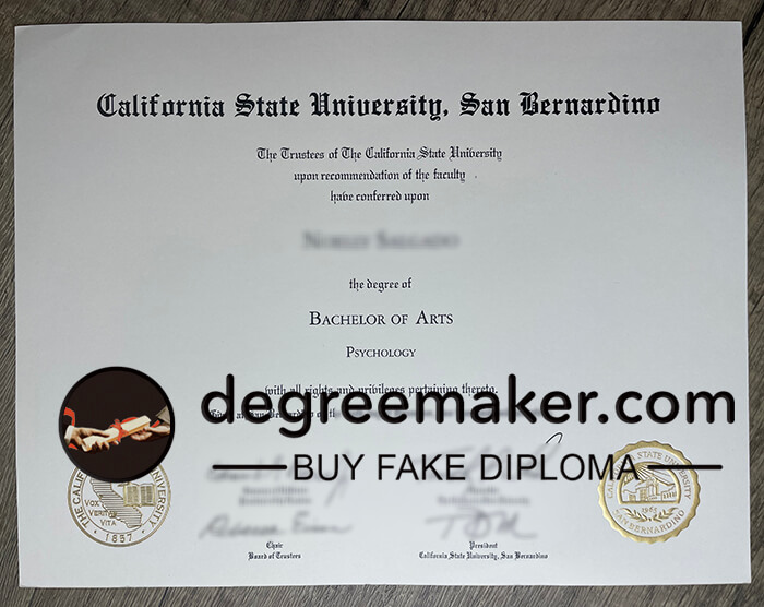 Buy CSUSB diploma, buy CSUSB degree, order California State University, San Bernardino certificate.