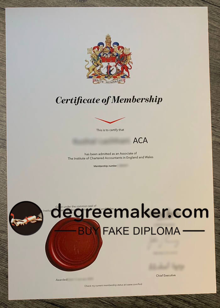 How to Buy ICAEW Fake Certificate of Membership?