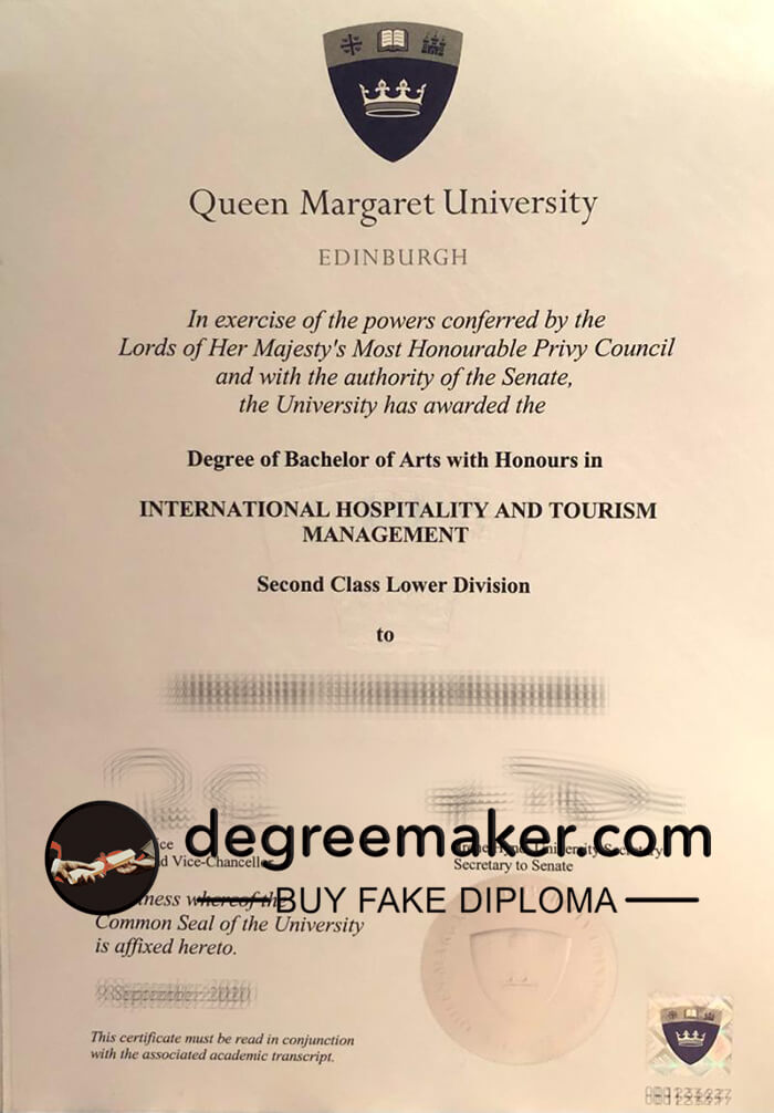 Buy Queen Margaret University diploma, buy Queen Margaret University degree, buy fake degree, buy fake diploma.