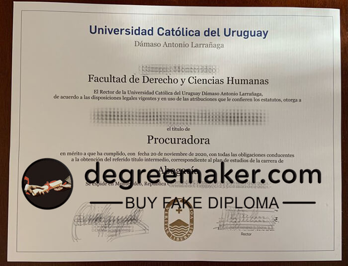 Universidad Católica del Uruguay diploma, buy UCU diploma, buy UCU fake degree, buy UCU fake certificate.