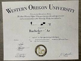 Purchase Fake Western Oregon University Diploma.