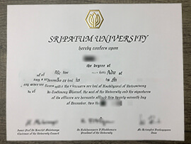 Where to Buy Sripatum University Fake Diploma?