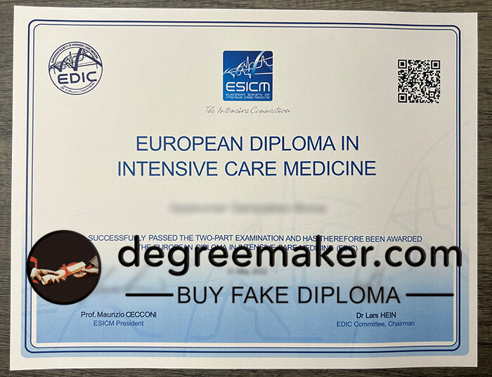 Buy ESICM certificate, where to buy ESICM fake certificate? order ESICM certificate online.