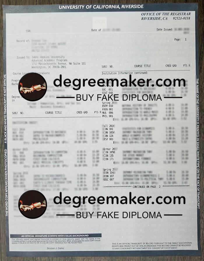 UC Riverside diploma, buy UC Riverside fake degree. how to buy UC Riverside fake diploma?