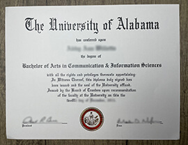 Where Can I Buy University of Alabama Fake Diploma?