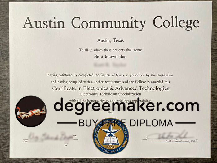 Buy Austin Community College diploma, buy ACC degree, buy fake diploma online.