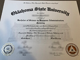 We provide Oklahoma State University fake diplomas online.