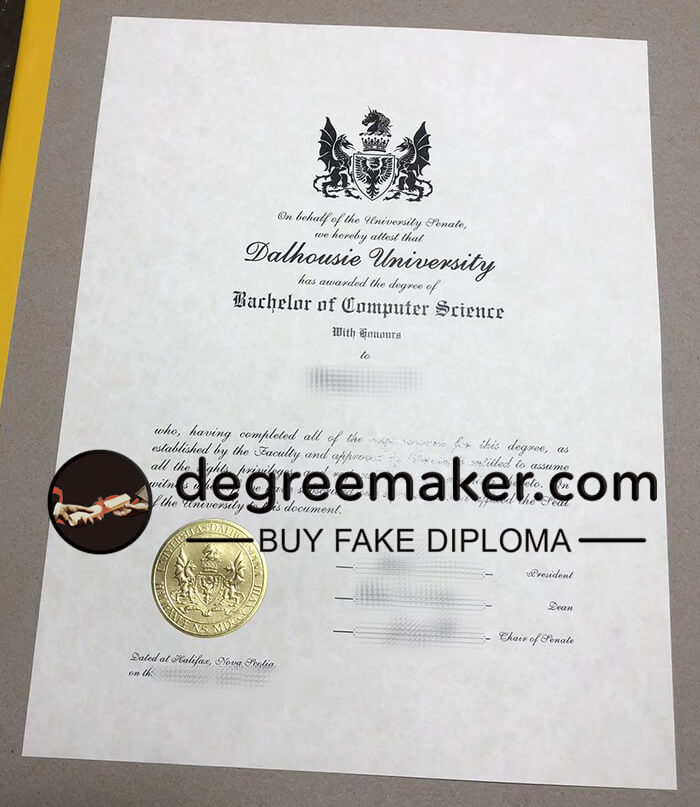 buy fake Dalhousie University degree