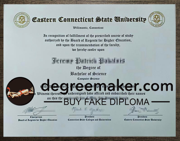 buy fake Eastern Connecticut State University degree