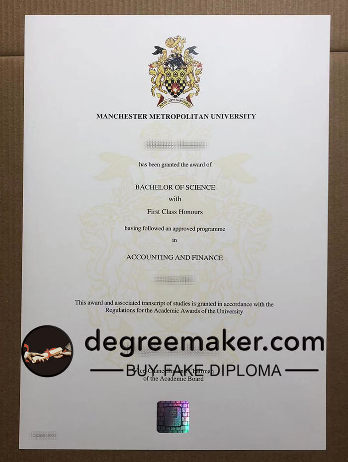 buy fake Manchester Metropolitan University degree