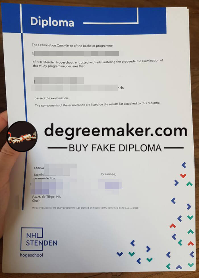 buy fake NHL Stenden hogeschool diploma