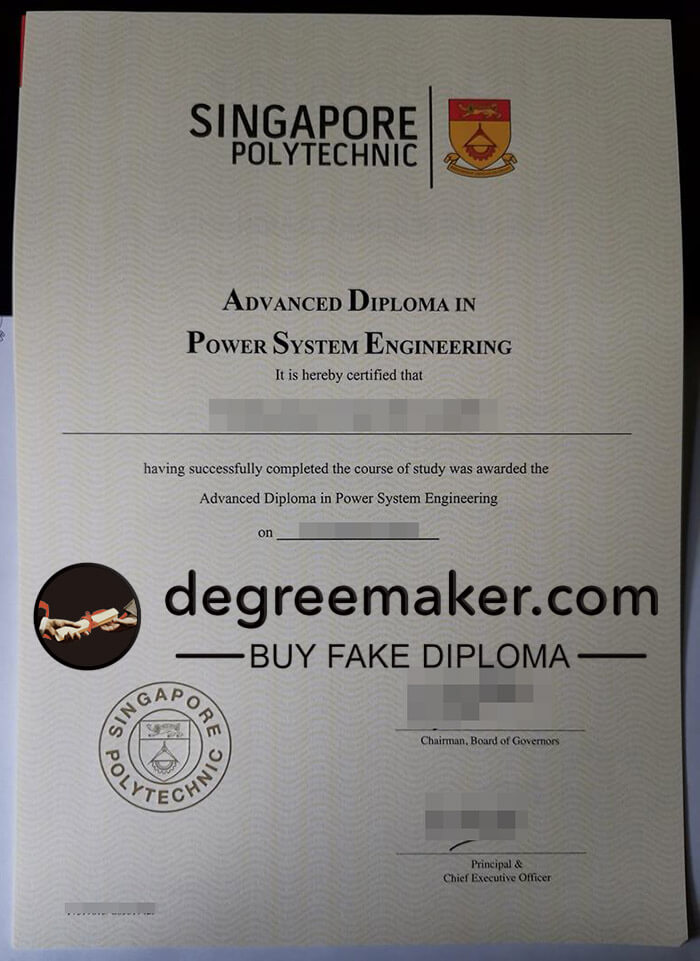 buy fake Singapore Polytechnic degree