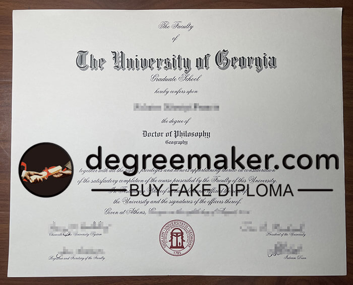 buy fake University of Georgia degree