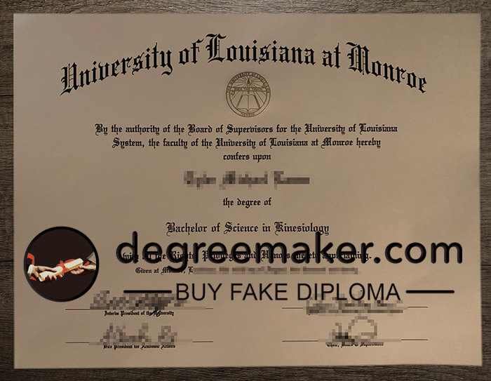 buy fake University of Louisiana at Monroe degree