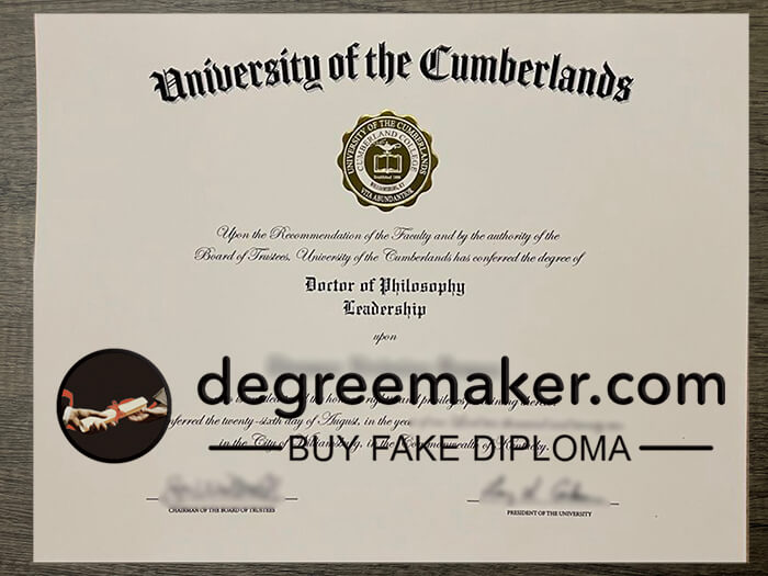 buy fake University of the Cumberlands degree