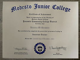 Can I order fake Modesto Junior College degree for a job?