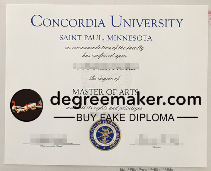 buy fake Concordia University, St. Paul degree