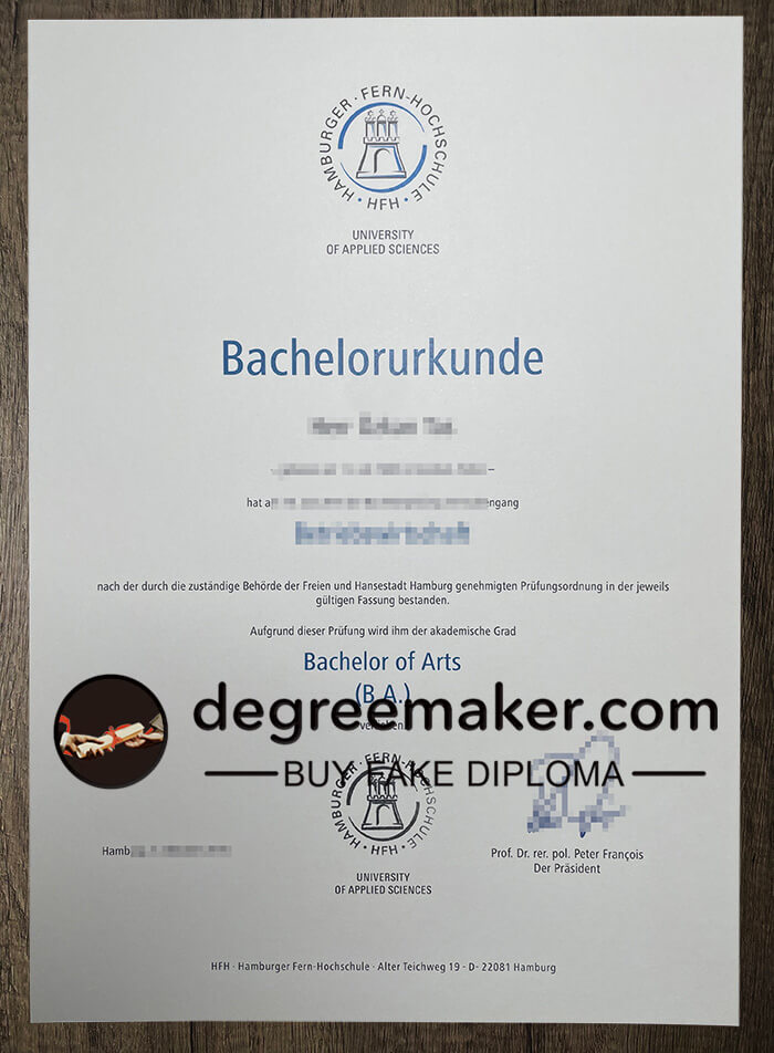 buy fake Hamburger Fern Hochschule degree