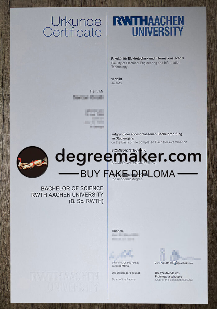 buy fake Rwth Aachen University degree