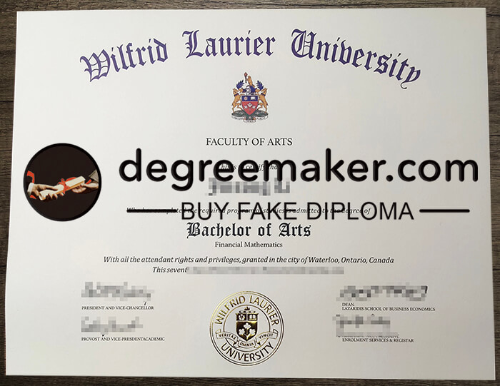 buy fake Wilfrid Laurier University degree