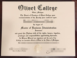 Can I order fake Olivet College degree? buy fake diploma.